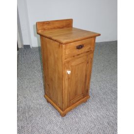 #2554 Antique Pine Nightstand - Finished with wax