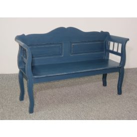 #2584 Antique Pine Bench (blue)