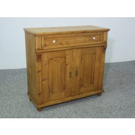 #2594 Antique pine dresser base cabinet - finished with wax