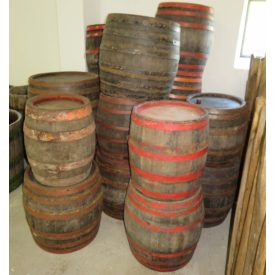 #26  Antique wine barrels