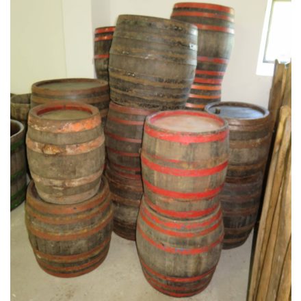 #26  Antique wine barrels