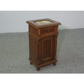 #2620 Antique pine nightstand (brown)