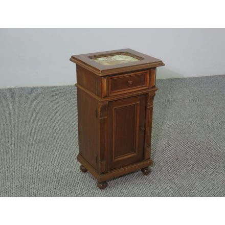 #2620 Antique pine nightstand (brown)