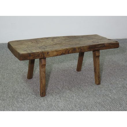 #2623 Antique Butcher Block Coffee Table - Finished with wax