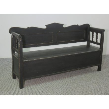 #2625 Antique Pine Box Bench – Painted Finish 