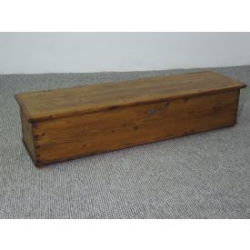 #2626 Antique Pine Trunk, Finished with Wax