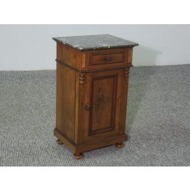 #2630 Antique Nightstand with marble top
