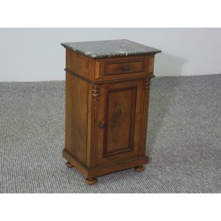 #2630 Antique Nightstand with marble top