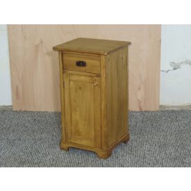 #2668 Antique pine nightstand - finished with wax
