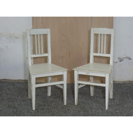 #2684 Antique pine chairs (set of two)