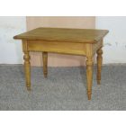 #2687 Antique pine flip-top dining table - finished with wax
