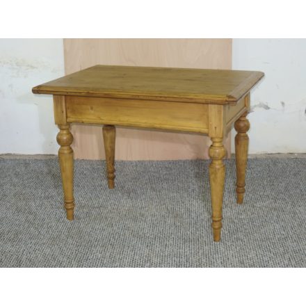 #2687 Antique pine flip-top dining table - finished with wax