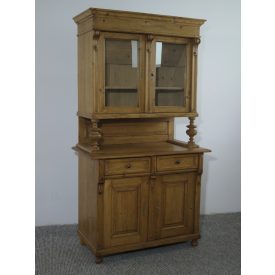 #2751 Antique pine kitchen dresser – finished with wax
