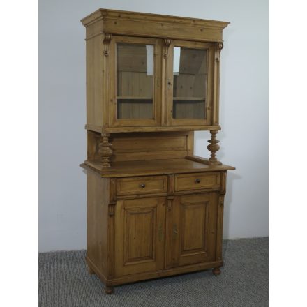 #2751 Antique pine kitchen dresser – finished with wax
