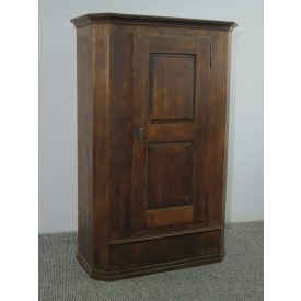 #2752 Antique oak one door cabinet