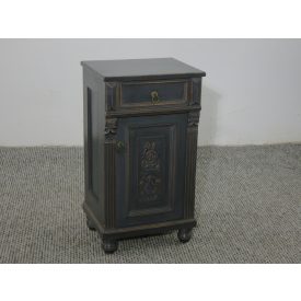 #2764 Antique pine nightstand (gray)