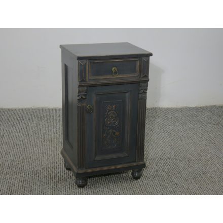 #2764 Antique pine nightstand (gray)