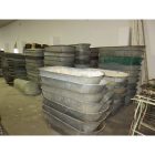 #32  Antique large oval zinc bath tubs
