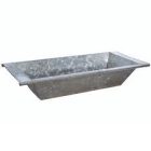 #33  Antique square zinc wash tubs (with or without stand) 