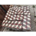 Antique floor tiles