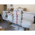 Antique linen grain sacks