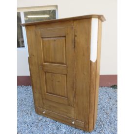 #9960 Antique Pine One Door Cabinet (waxed)