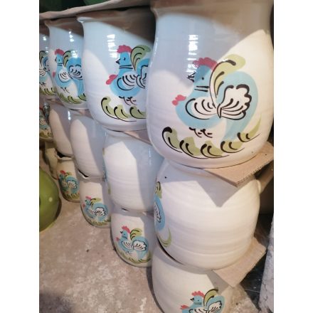 Image-17   Hand-Painted Ceramic Jars with Handle – 30 cm tall
