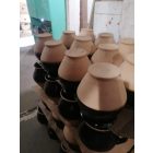 Image-18  Ceramic Jars With Handle, Assorted Colours (20 cm tall)