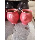 Image-18  Ceramic Jars With Handle, Assorted Colours (20 cm tall)