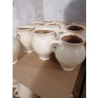 Image-18  Ceramic Jars With Handle, Assorted Colours (20 cm tall)