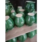 Image-18  Ceramic Jars With Handle, Assorted Colours (20 cm tall)