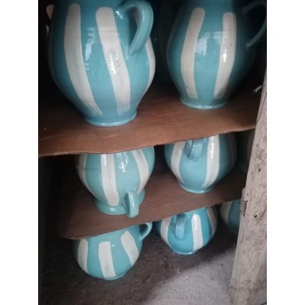 Image-28  Hand-Painted Jars with one handle